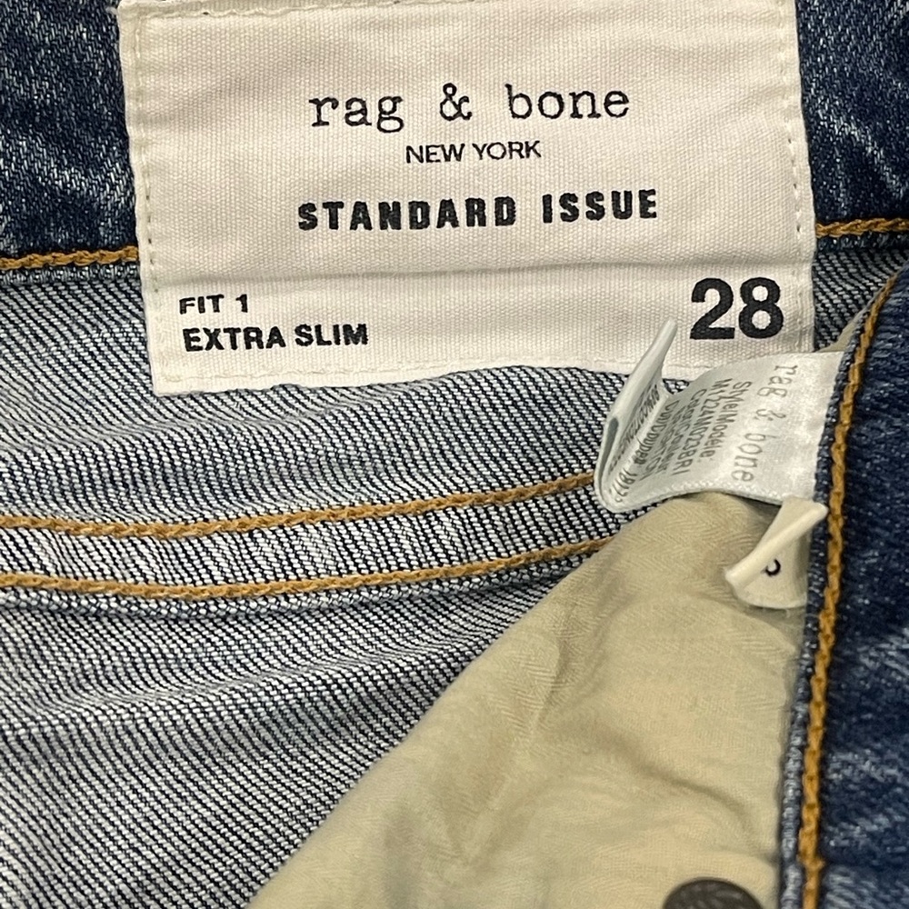 Rag & Bone New York Standard Issue Blue Women's Jeans